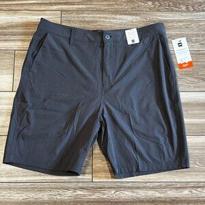 NWT! Saxx Faded Black Go To Town 8" 2N1 Shorts Size 34